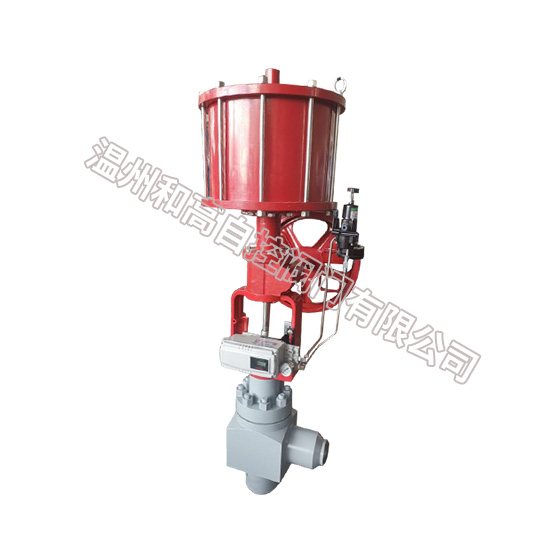 ZSGS气动高压角式调节阀